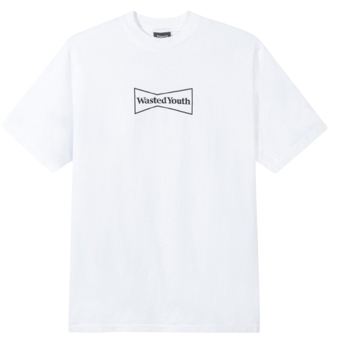 wasted youth nike sb LOGO TEE WHITE 白S